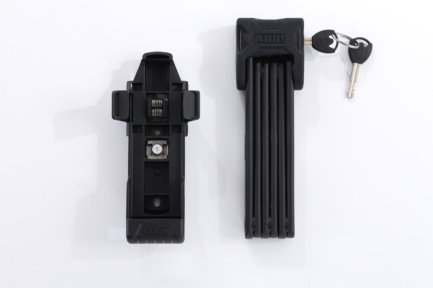 ABUS Bordo 6000K/90 SH BK Faltschloss inkl. Rahmenhalterung