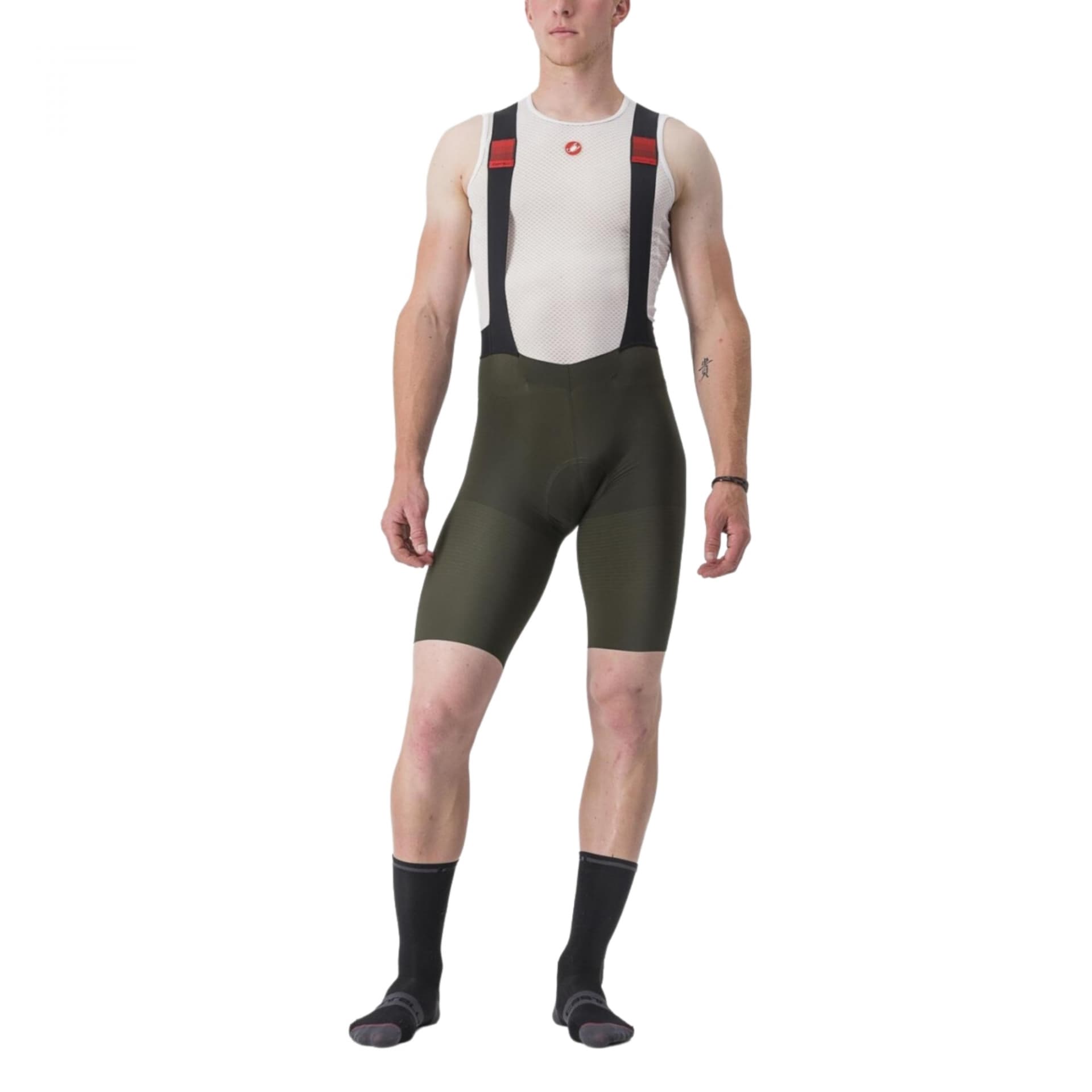Castelli Premio Black Bibshort Kurze Herren Trägerhose mit Polster