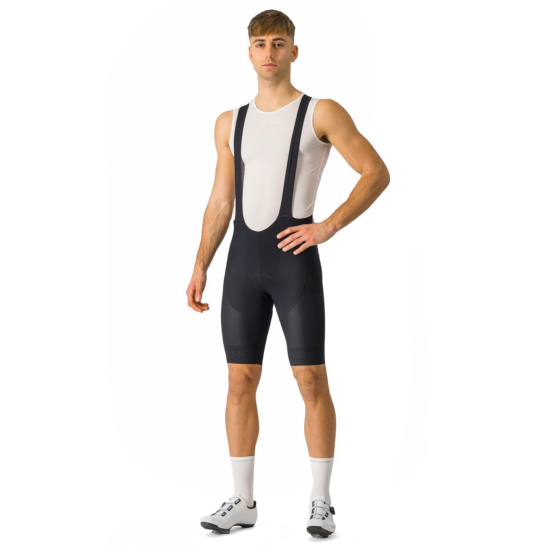 Castelli Superleggera Bibshort Kurze Herren Trägerhose mit Polster