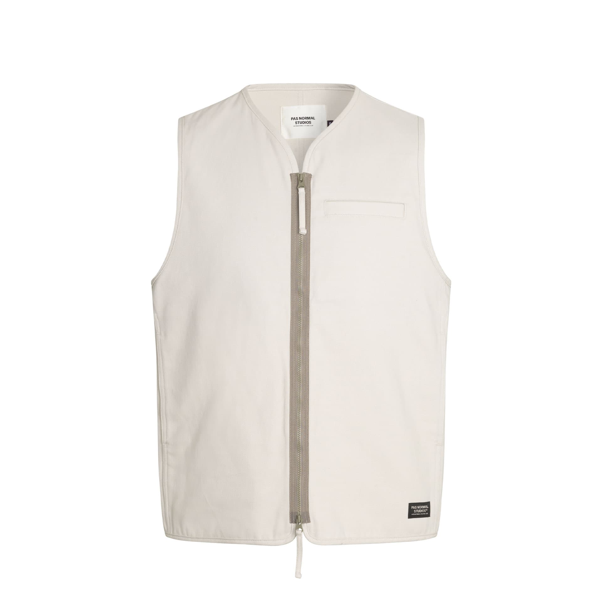 Pas Normal Studios Off-Race Cotton Twill Vest