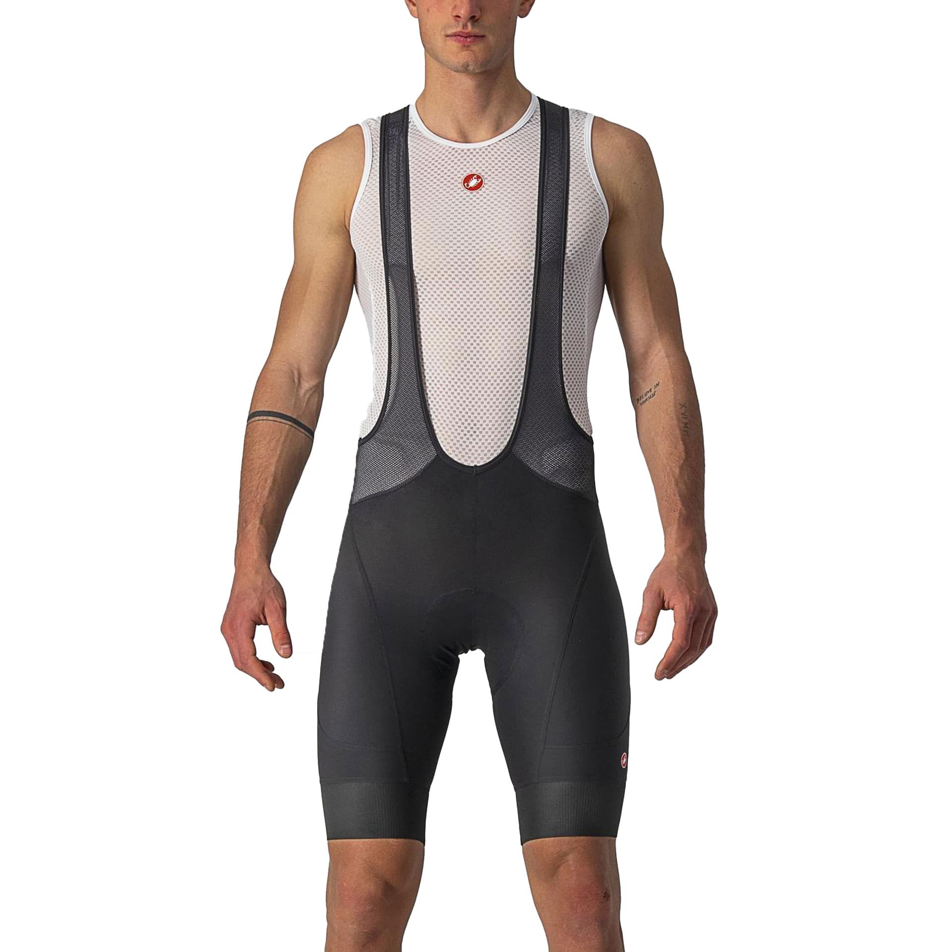 Castelli Endurance 3 Bibshort Kurze Herren Trägerhose mit Polster
