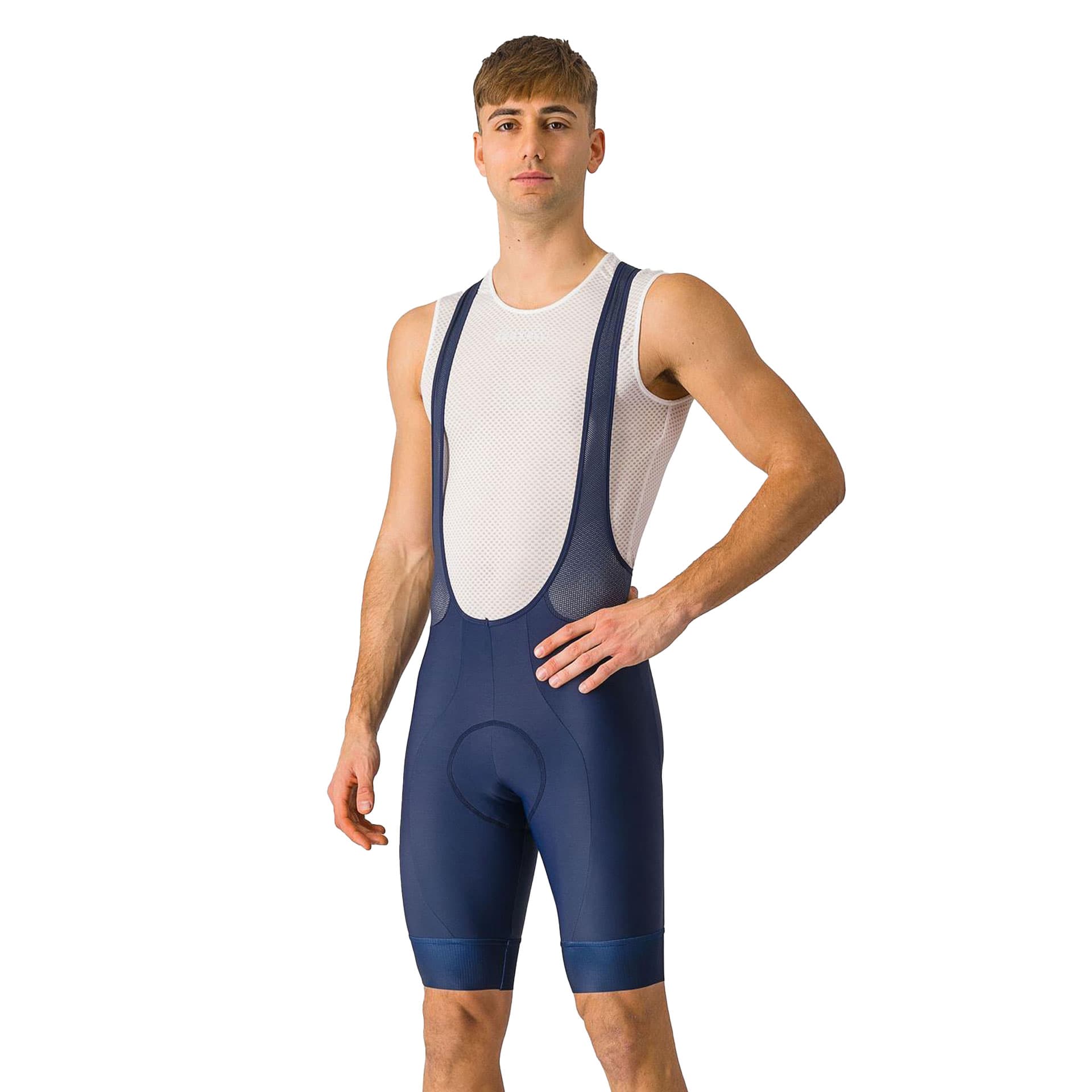 Castelli Entrata 2 Bibshort Kurze Herren Trägerhose mit Polster