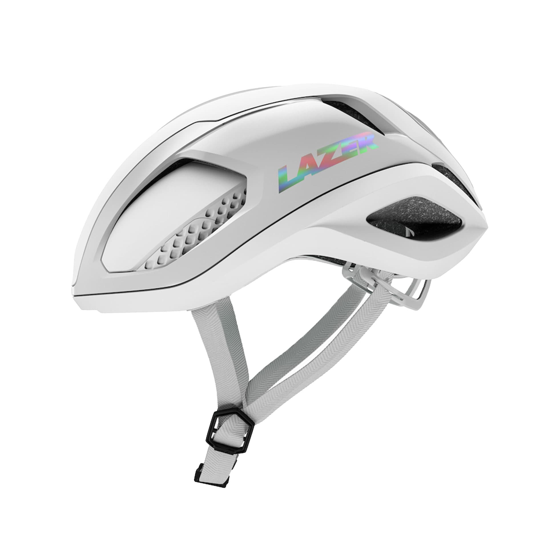 LAZER Helm Vento KinetiCore Road Pure White L 58-61 cm - maximaler Aero-Rennradhelm