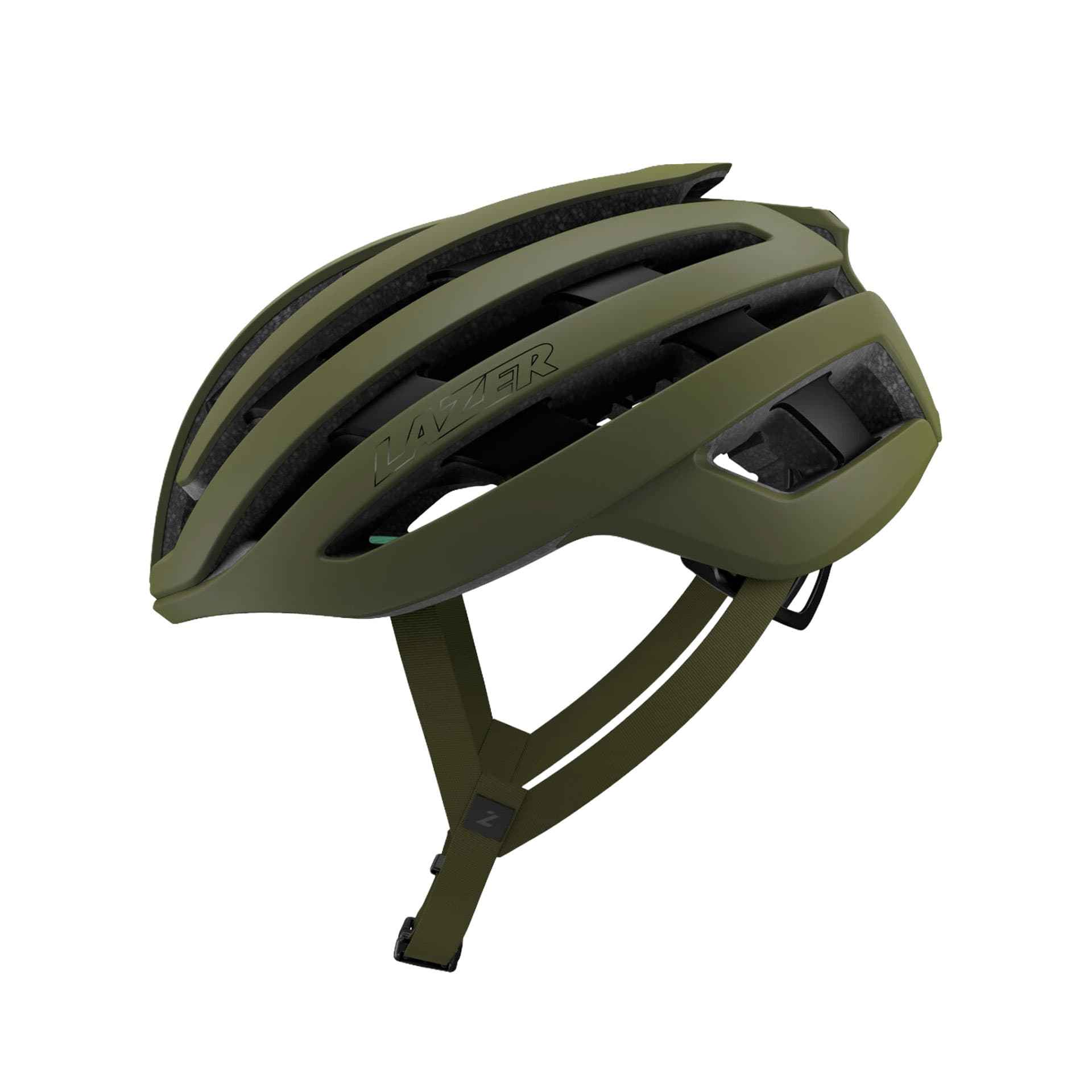 LAZER Helm Z1 KinetiCore Road Matte Pine Green (M) - leichter Aero-Rennradhelm