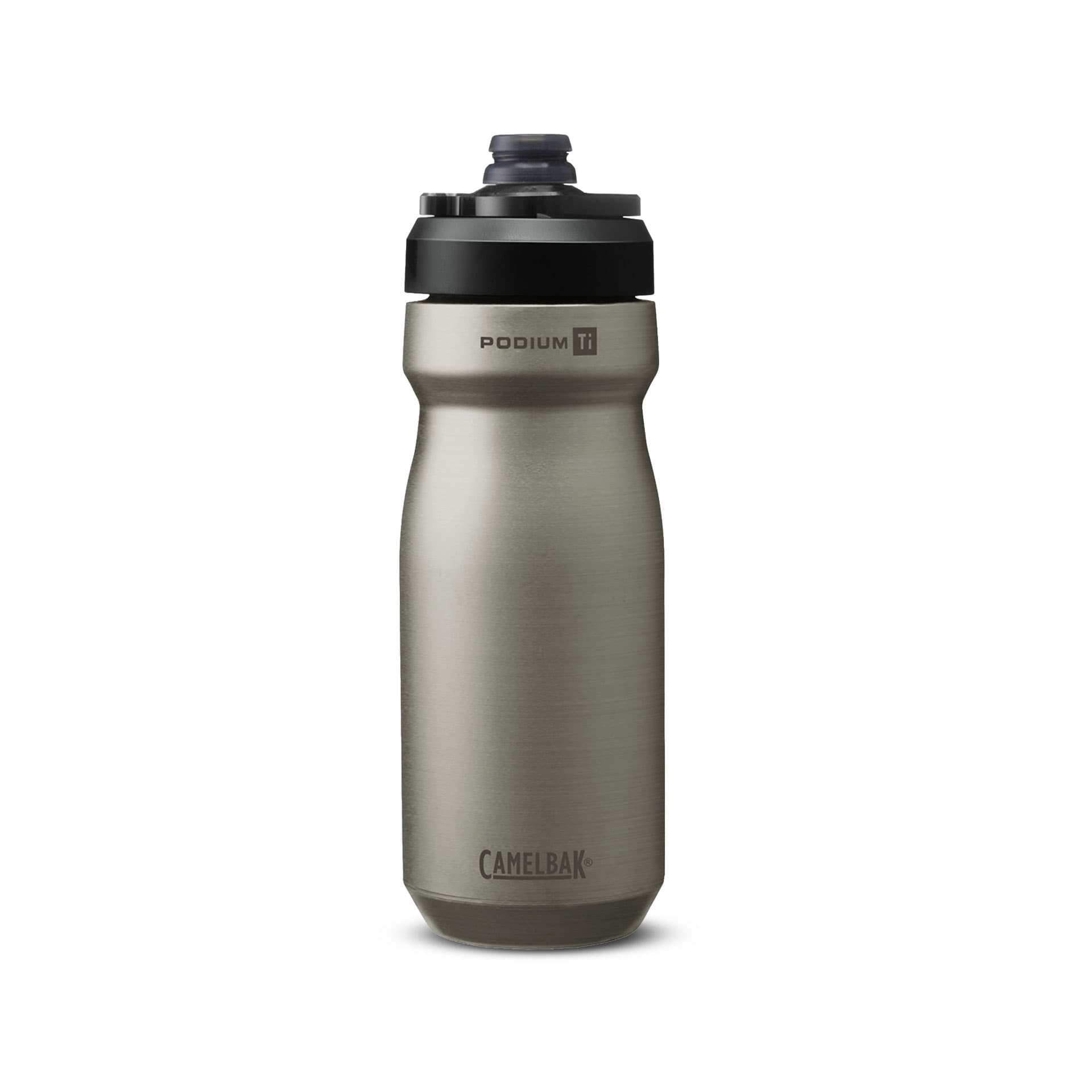 Camelbak Podium Insulated Titanium 530ml Fahrradtrinkflasche mit Vakuum Isolierung