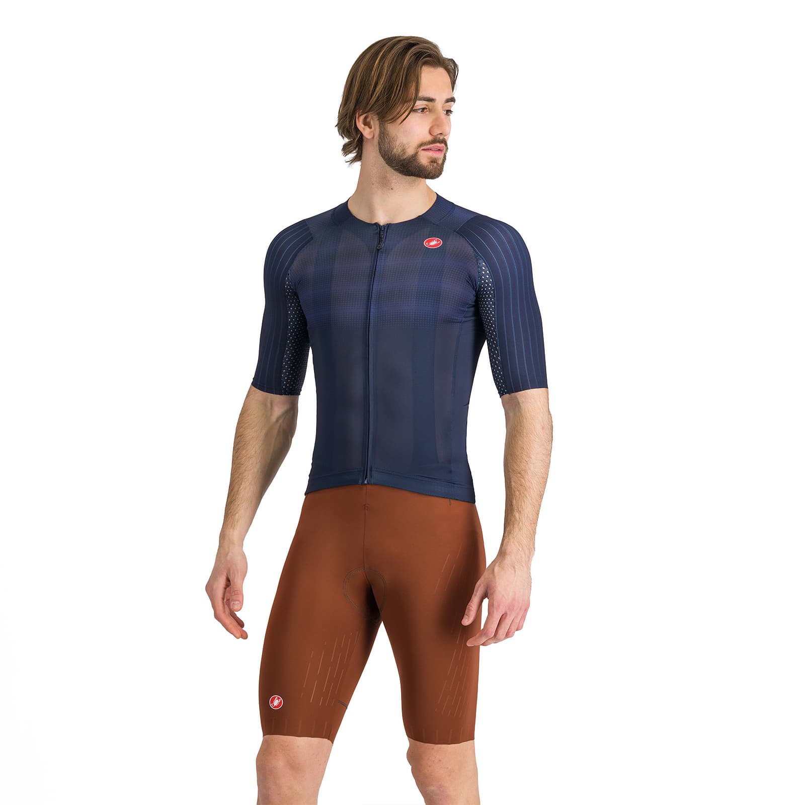 Castelli Free Aero Race S Bibshort Kurze Herren Trägerhose mit Polster
