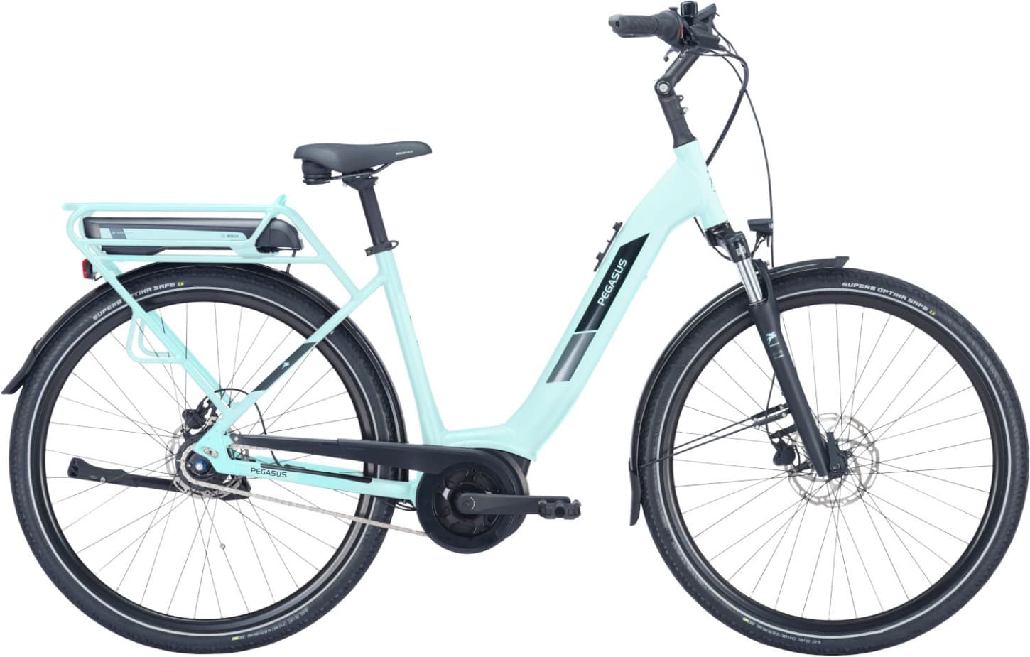 E-Bike  - Pegasus Solero E8R Plus Wave grün   - 55 cm