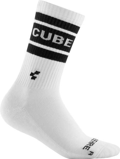 Cube Socken After Race High Cut Weiß Modell 2025