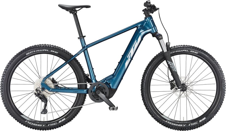 KTM Macina Team 671 Blau Modell Aktion