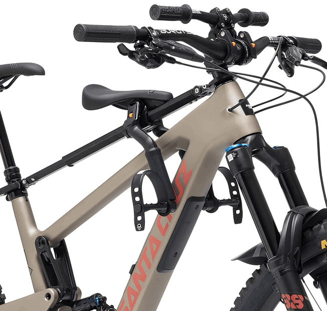 Kids Ride Shotgun Pro 2.0 MTB Front Kindersitz/Lenker Combo Set Schwarz Modell 2026