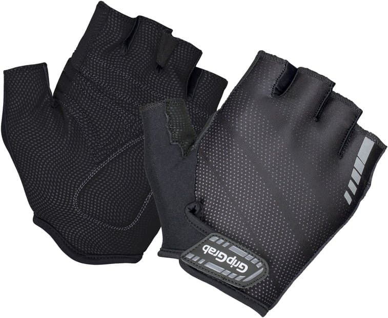 GRIPGRAB Rouleur Padded Kurzfinger Handschuhe Schwarz Modell Aktion