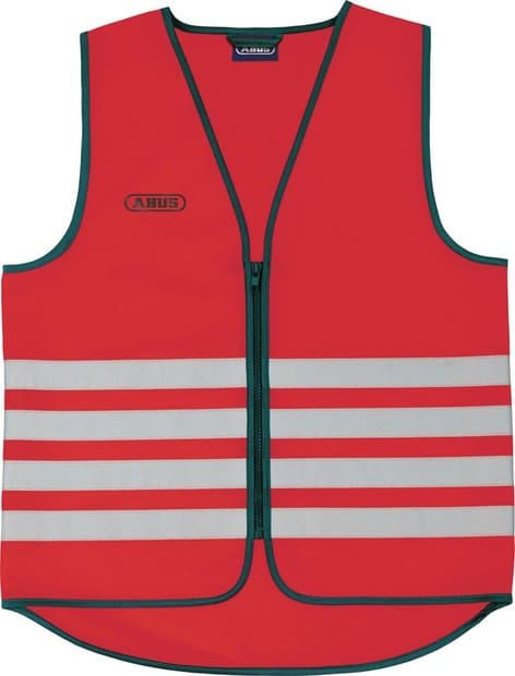 Abus Lumino Day Vest Warnweste Rot Modell 2024