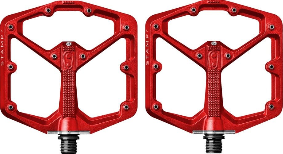 Crankbrothers Stamp 7 Large Plattform-Pedale Rot Modell 2026