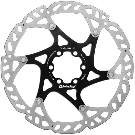 SWISSSTOP Bremsscheibe Catalyst Pro 6-Loch 180 mm Silber Modell 2024
