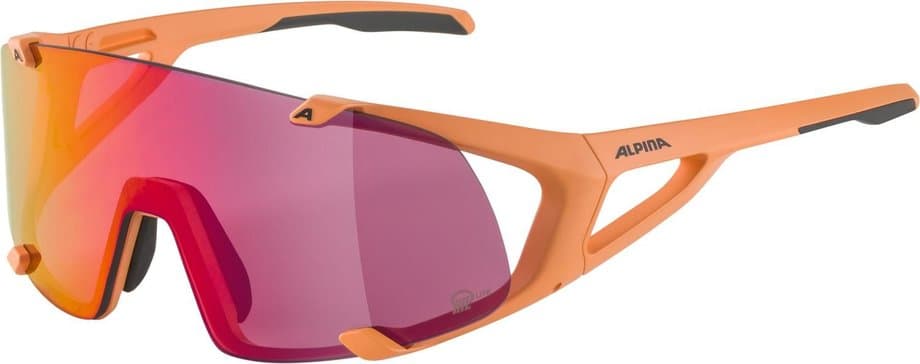 Alpina Hawkeye S Q-Lite peach matt /pink mirror lens Orange Modell 2024