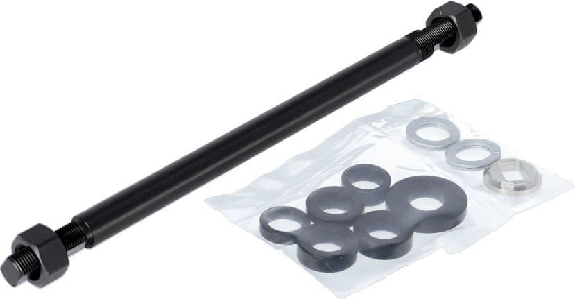 Weber Steckachse universal 142-148 mm / 12 mm Schwarz - sichere Anhängerkupplung