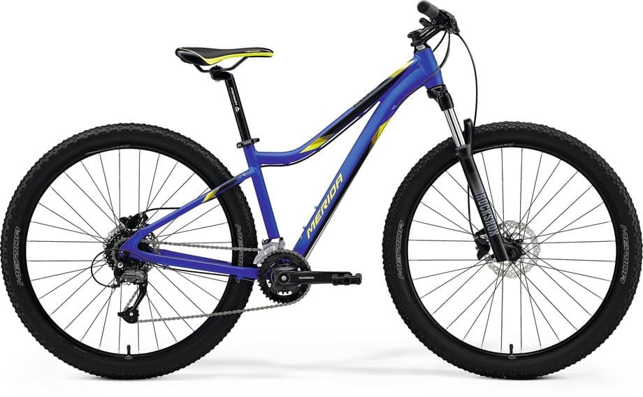 Merida MATTS 7.60 HP1 L (18.5) Blau/Gelb - vielseitiges Hardtail-MTB für Trail und Alltag