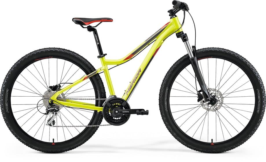 Merida MATTS 7.20 HP2 lime/rot L (18.5) Lime/Rot - vielseitiges Hardtail-MTB für Alltag und Trail