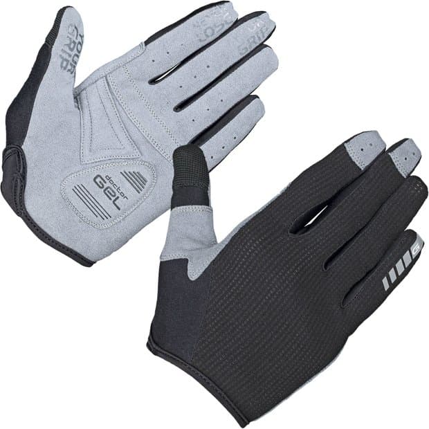GRIPGRAB Women's Shark Padded Langfinger Handschuhe Schwarz Modell Aktion