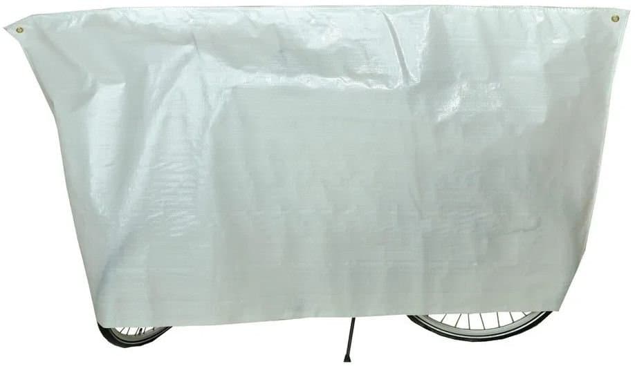 VK Fahrradschutzhülle Classic, mit Ösen und Leine Weiß Modell 2024