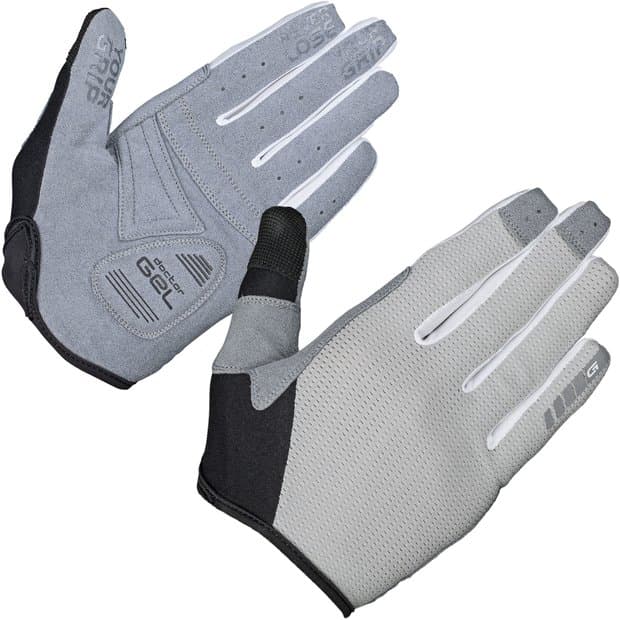 GRIPGRAB Women's Shark Padded Langfinger Handschuhe Grau Modell Aktion