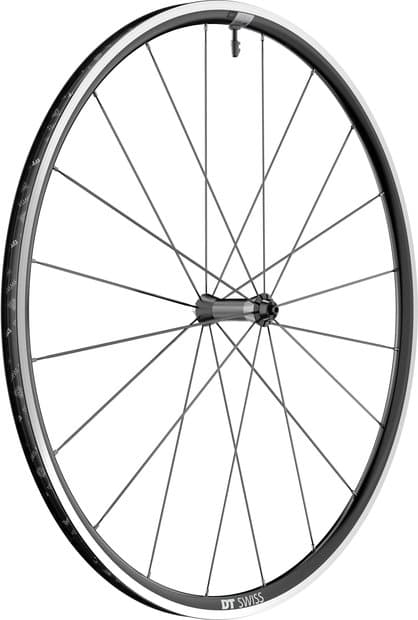 DT Swiss Laufrad P 1800 SPLINE RB 622 x 23 mm schwarz - leichtes Rennrad-Vorderrad