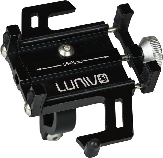 Lunivo Handy Halterung Aluminium - universal Schwarz Modell Aktion