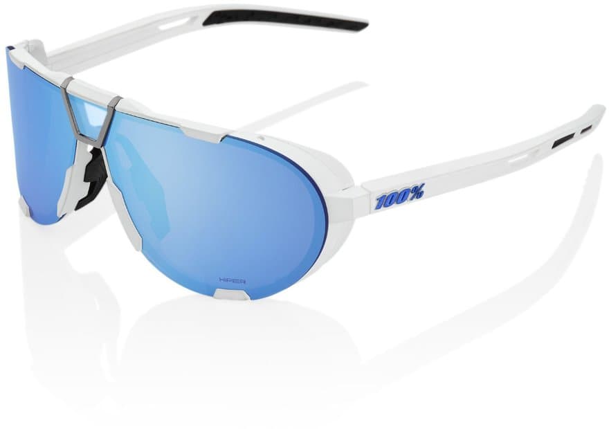 100 Percent Westcraft Soft Tact White / HiPER Blue Multilayer Mirror Len Weiß Modell 2025