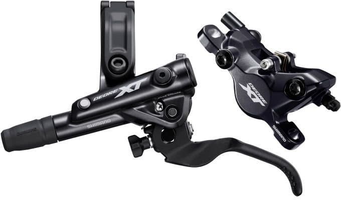 SHIMANO Scheibenbremse DEORE XT M8100 VR Scheibenbremse - Vorderrad Set befüllt