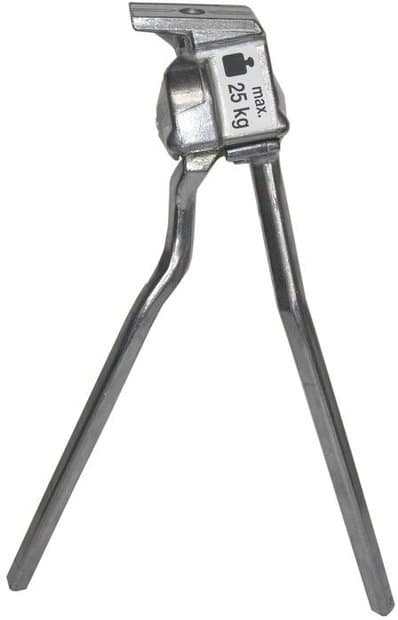 Esge Zweibeinständer Alu silber S - Standard 290mm