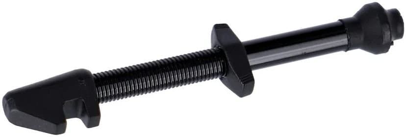 DT Swiss Tubeless-Ventil Alu schwarz 49-65 mm Schwarz - zuverlässige Abdichtung für Tubeless-Systeme