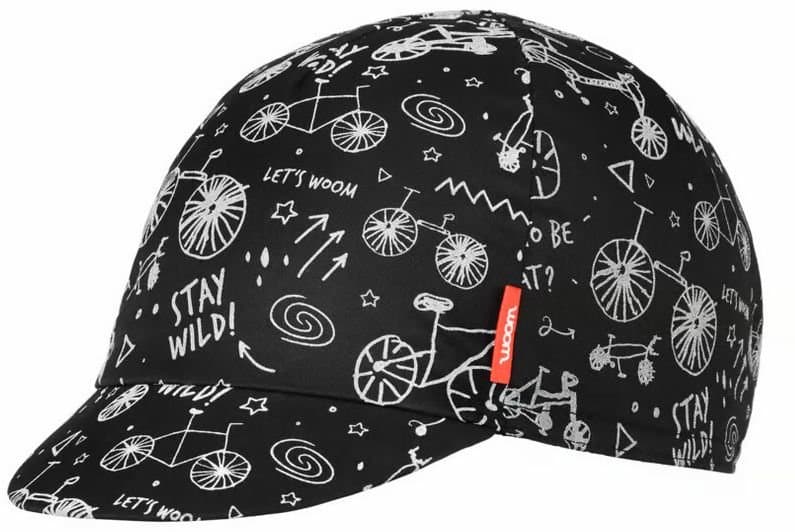 Woom Flare, reflektierende Kappe Schwarz Modell 2025