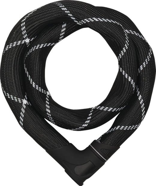 Abus Kettenschloss IVEN Chain 8210 Security Level 10 Farbe schwarz/weiß Länge 110cm