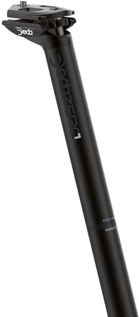 DEDA Zero1 Aluminium Sattelstütze, Offset 20mm Schwarz Modell 2025