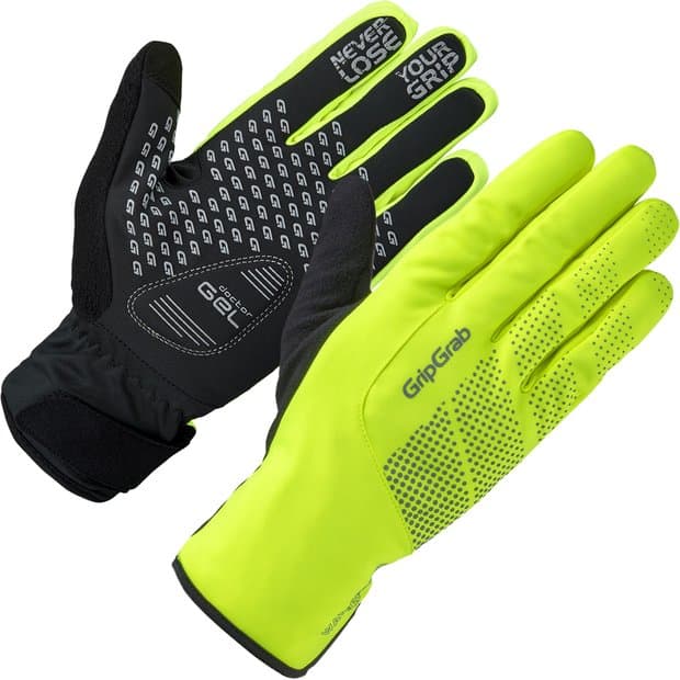 GRIPGRAB Ride Hi-Vis Waterproof Winter Langfinger Handschuhe Gelb Modell 2024