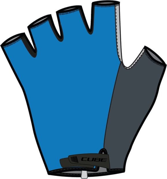 Cube ROOKIE Race Kurzfinger Handschuhe Blau Modell 2026