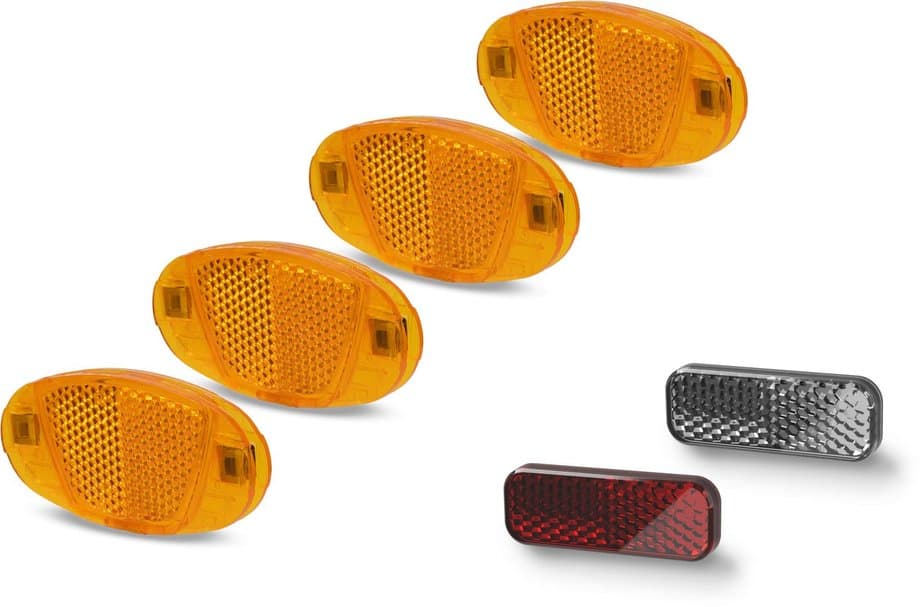 Cube ACID Reflektorset Für Lenker / Sattelstütze / Speichen Orange Modell 2026