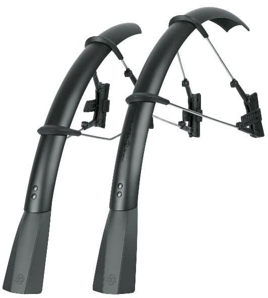 SKS Raceblade Pro Schutzblechset  Ultraleichte, Aerodynamische Steckschutzbleche für Rennräder, 25-32 mm, einfache Montage, schwarz