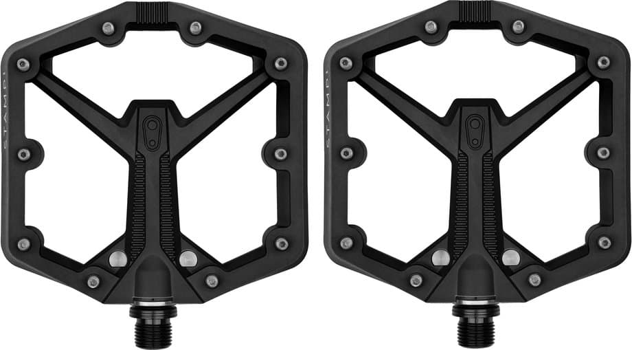 Crankbrothers Stamp 1 Gen 2 Large Plattform-Pedale Schwarz Modell 2026