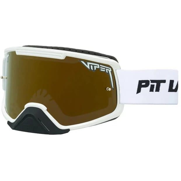 Pit Viper The Brapstrap Goggle - Large - Miami Nights Gold - 2025 Weiß Modell 2026