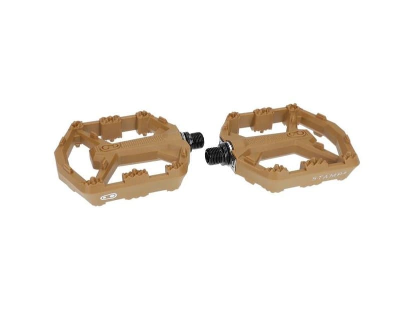 Crankbrothers Stamp 0 Small Plattform-Pedal Braun Modell 2026