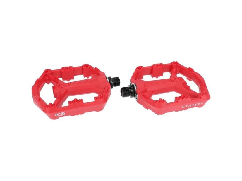Crankbrothers Stamp 0 Small Plattform-Pedal Rot Modell 2026