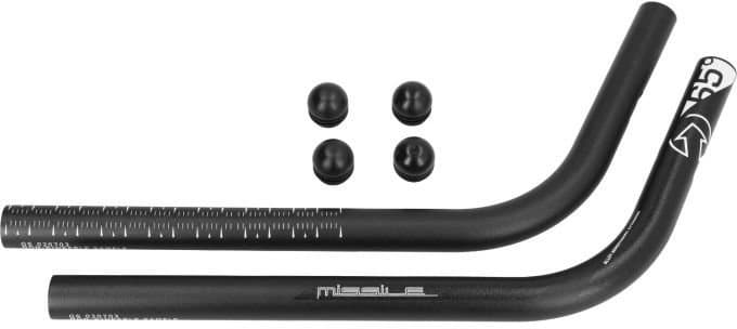 PRO Aluminium Extensions für Missile AL Lenkeraufsatz - J-Bend Schwarz Modell 2025