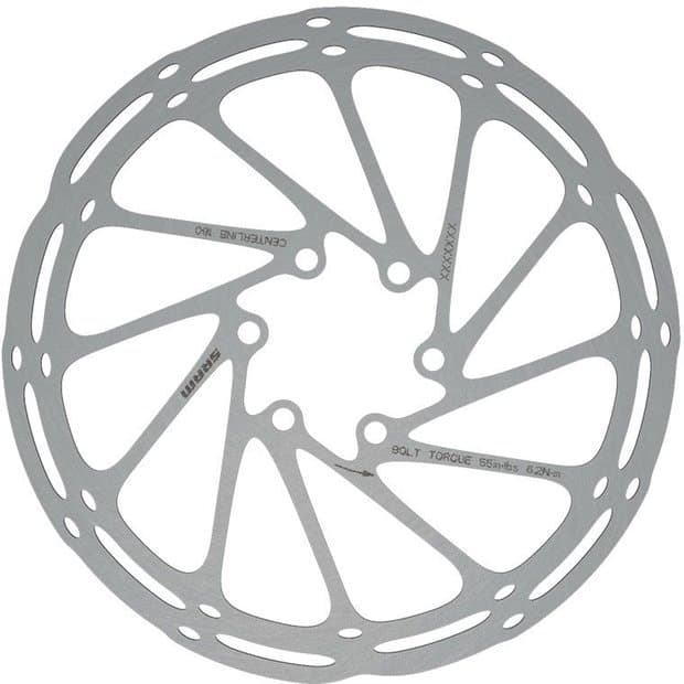 SRAM Bremsscheibe Centerline 203mm, einteilig, 6-Loch Silber Modell 2024