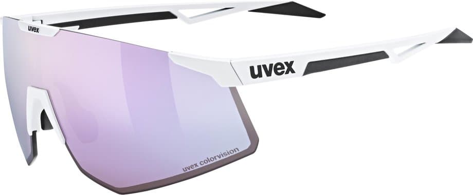 Uvex Pace Perform CV White Matt / Mirror Pink Weiß Modell 2025