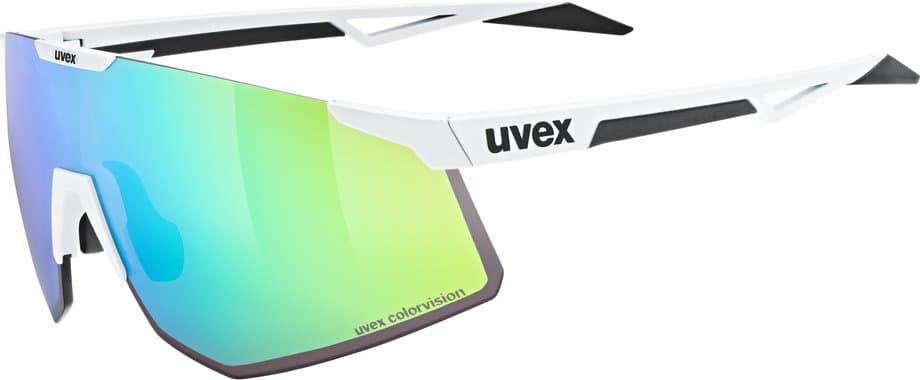Uvex Pace Perform S CV White Matt / Mirror Green Weiß Modell 2025