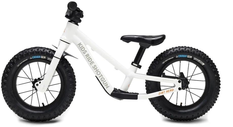 Kids Ride Shotgun Dirt Hero Laufrad Weiß Modell 2026