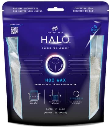 Finish Line HALO Hot Wax Heißkettenwachs inkl. Kochbeutel - 600g Blau Modell 2026