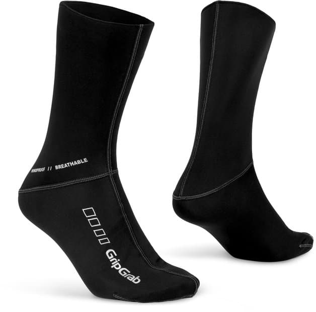 GRIPGRAB Windproof Spring-Autumn Socken Schwarz Modell 2026