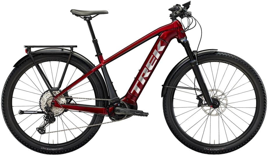 Trek Powerfly Sport 7 Equipped Gen 3 Rot Modell Aktion